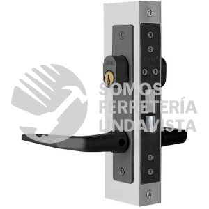 3437 CERRADURA PARA PERFILES DE ALUMINIO NEGRO EMBUTIR 549 MC ANE PHILLIPS
