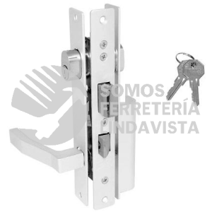 MX889 CERRADURA PARA PERFILES DE ALUMINIO NATURAL EMBUTIR 575 JM AN PHILLIPS