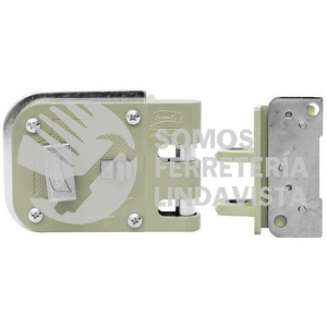 MX82 CERRADURA DE SOBREPONER BEIGE MARIPOSA CILINDRO DERECHA 625MC PHILLIPS