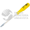 D466 DESTORNILLADOR CON MANGO AMARILLO, PUNTA PLANA BARRA CUADRADA 5/16" X 6" SURTEK
