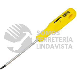 D4315 DESTORNILLADOR CON MANGO AMARILLO, PUNTA TORX T15 X 4" SURTEK