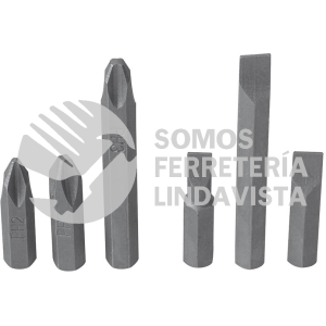 PFD10 JUEGO DE PUNTAS DE IMPACTO COMBINADAS INTERCAMBIABLES PARA DESTORNILLADOR D10, 6 PIEZAS SURTEK