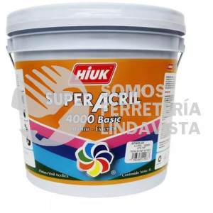 10008101 PINTURA SUPERACRIL4000 VAINILLA (180) 4 LTS HIUK