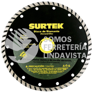 123470 DISCO DE DIAMANTE TURBO 4" SURTEK