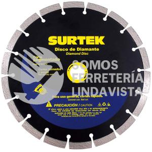 123465 DISCO DE DIAMANTE SEGMENTADO, 7" SURTEK