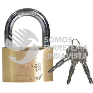 TX-50 CANDADO LATON TX-50 C/LLAVE TETRA PHILLIPS