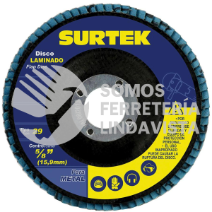 DLZ7012 DISCO LAMINADO TIPO 29 GRANO 120, 7" SURTEK