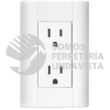 E6028BN TOMA CORRIENTE MODUS DUPLEX 2P+T BLANCO BTICINO