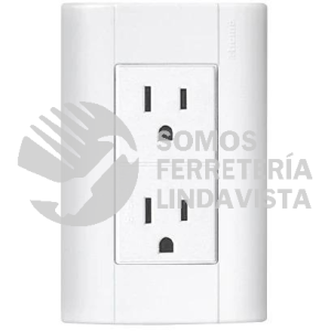 E6028BN TOMA CORRIENTE MODUS DUPLEX 2P+T BLANCO BTICINO