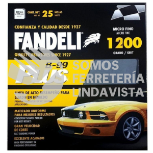 71751/76142 LIJA HOJA AGUA MICROFINA PLUS G-1200 FANDELI