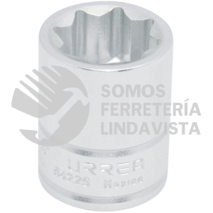 5422S DADO CUADRO DE 1/2", 8 PUNTAS, EN PULGADAS, 11/16" URREA