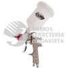 321 PISTOLA DE GRAVEDAD CON VASO PLASTICO GONI