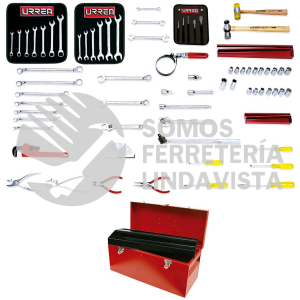 9910 JUEGO AUTOMOTRIZ COMBINADO PARA MANTENIMIENTO, 71 PIEZAS CON CAJA D6 URREA