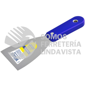 142622 ESPATULA FLEXIBLE DE ACERO DE ALTO CARBON CON MANGO PLASTICO 4" FOY