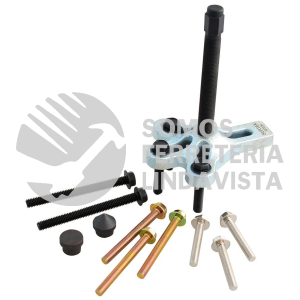 107234 JUEGO DE EXTRACTOR AUTOMOTRIZ DE VOLANTE TIPO C, 15 PIEZAS SURTEK