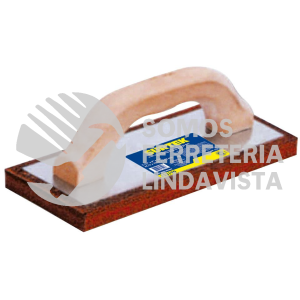 123190 FLOTA DE ESPONJA ACABADO ASPERO CON MANGO DE MADERA 9-1/2" X 4" X 3/4" SURTEK