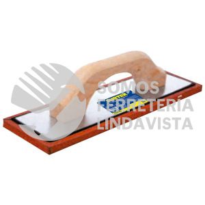 123193 FLOTA DE ESPONJA ACABADO ASPERO CON MANGO DE MADERA 12" X 4" X 1/2" SURTEK