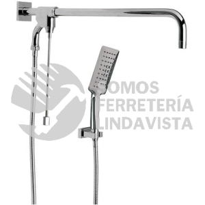 RM-15-SD REGADERA MANUAL CON DESVIADOR Y BRAZO LARGO ANGULAR CHAPETON HELVEX