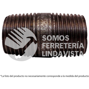 564-001 NIPLE DE ACERO GALVANIZADO 3/4" X 1-1/2" CUERDA CORRIDA MUELLER