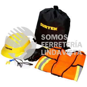 JPB6 JUEGO DE EPP BASICO PROFESIONAL TALLA MEDIANA, 6 PIEZAS SURTEK