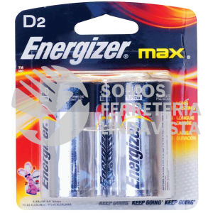 E95BP-2 PILA ALCALINA MARCA ENERGIZER D CON 2 PIEZAS SURTEK