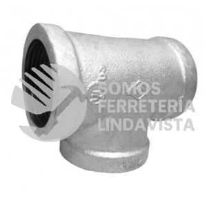 HGB.711.13 TEE GALVANIZADA 13MM URREA