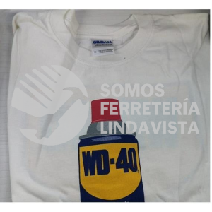 PLAY4 PLAYERA BLANCA TALLA M WD-40