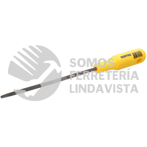 120291 LIMA TRIANGULAR DOBLE CON MANGO PLASTICO 6" SURTEK