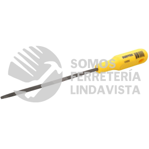 120292 LIMA TRIANGULAR DOBLE CON MANGO PLASTICO 7" SURTEK