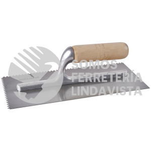 123181 LLANA DENTADA TRIANGULAR DE ACERO AL ALTO CARBON CON MANGO DE MADERA 11" X 5" SURTEK
