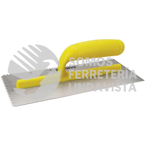 123187 LLANA DENTADA TRIANGULAR DE ACERO AL ALTO CARBON CON MANGO PLASTICO 11" X 5" SURTEK