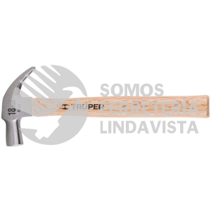 10554 MAC-18 MARTILLO CABEZA CONICA 18 MM UÑA CURVA MANGO MADERA TRUPER