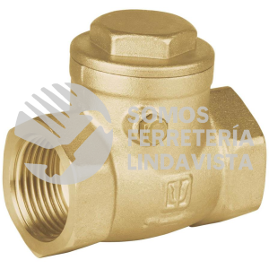 48511 VAHO-3/4 VALVULA CHECK HORIZONTAL DE LATON 3/4" FOSET