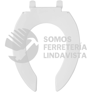 49368 AFWC-45B ASIENTO ALARGADO SIN TAPA PARA TAZA FLUXOMETRO BLANCOFOSET
