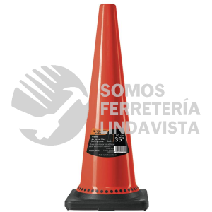 100451 CONO-90X CONO DE PRECAUCION DE 90 CM DE PVC USO RUDO TRUPER