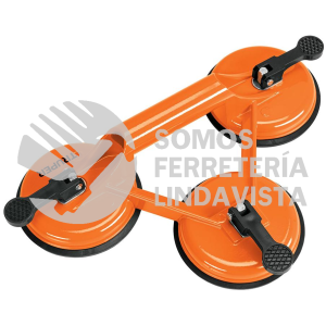100762 VEVI-3A VENTOSA DE ALUMINIO PARA VIDRIO 3 COPAS DE SUCCION TRUPER