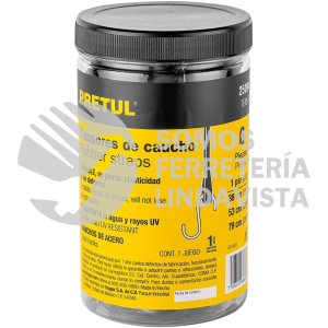 25094 TENS-6 JUEGO DE 6 TENSORES ELASTICOS PRETUL