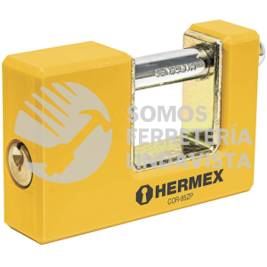 27088 COR-85ZP CANDADO ANTIPALANCA 85 MM CUERPO METALICO HERMEX