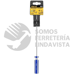 28077 DP-1/8X6TP DESARMADOR DE CRUZ 1/8" X 6" MANGO DE PVC PRETUL