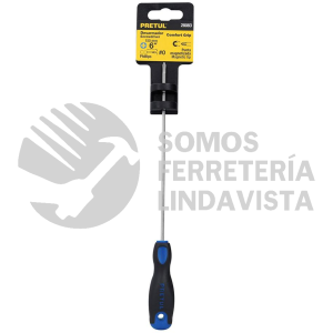 28083 DP-1/8X6BP DESARMADOR DE CRUZ 1/8" X 6" MANGO COMFORT GRIP PRETUL
