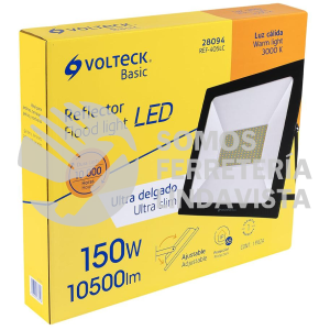 28094 REF-405LC REFLECTOR ULTRA DELGADO LED 150 W LUZ CALIDA VOLTECK BASIC