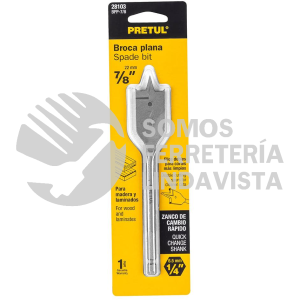 28103 BPP-7/8  BROCA PLANA DE MANITA 7/8" PRETUL
