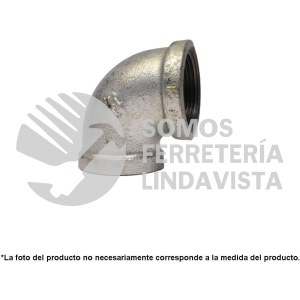 510-000L CODO GALVANIZADO 90 DE 1/8" MUELLER
