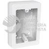 40141 CRU-3X5 CAJA DE CONTACTOS PARA CANALETA 3" X 5" BLANCA VOLTECK