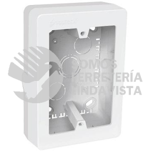 40141 CRU-3X5 CAJA DE CONTACTOS PARA CANALETA 3" X 5" BLANCA VOLTECK