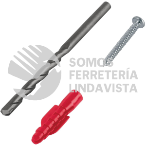 40159 TQ-1/4J KIT DE 20 TAQUETES 1/4" CON PIJAS #8 Y 1 BROCA 1/4" FIERO