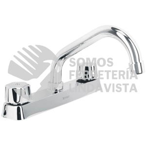 45608 F-317-C MEZCLADORA CORTA 8" P/FREGADERO MANERALES HEX CAR COMPRESION FOSET