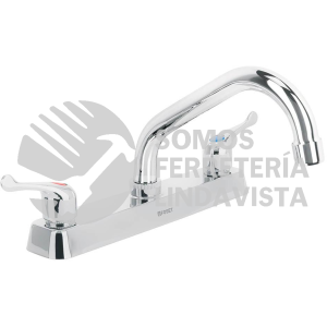 45609 F-317P MEZCLADORA 8" P/FREGADERO CUELLO CORTO MANERALES PALANCA FOSET