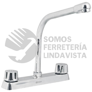 45614 F-319-C MEZCLADORA COBRA 8" P/FREGADERO MANERALES HEX CAR COMPRESION FOSET