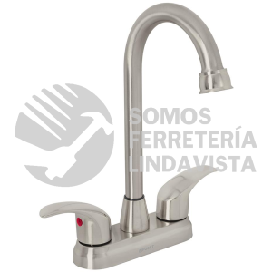 45622 AQM-62N MEZCLADORA SATIN 4" PARA LAVABO TIPO BAR PALANCA AQUA FOSET